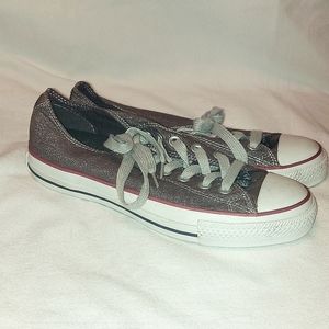 Converse All Star Metallic Purple Size 8
